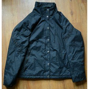 Columbia Omni-Shield Womens Black Size 1X Full Zip Waterproof Wind Rain Jacket